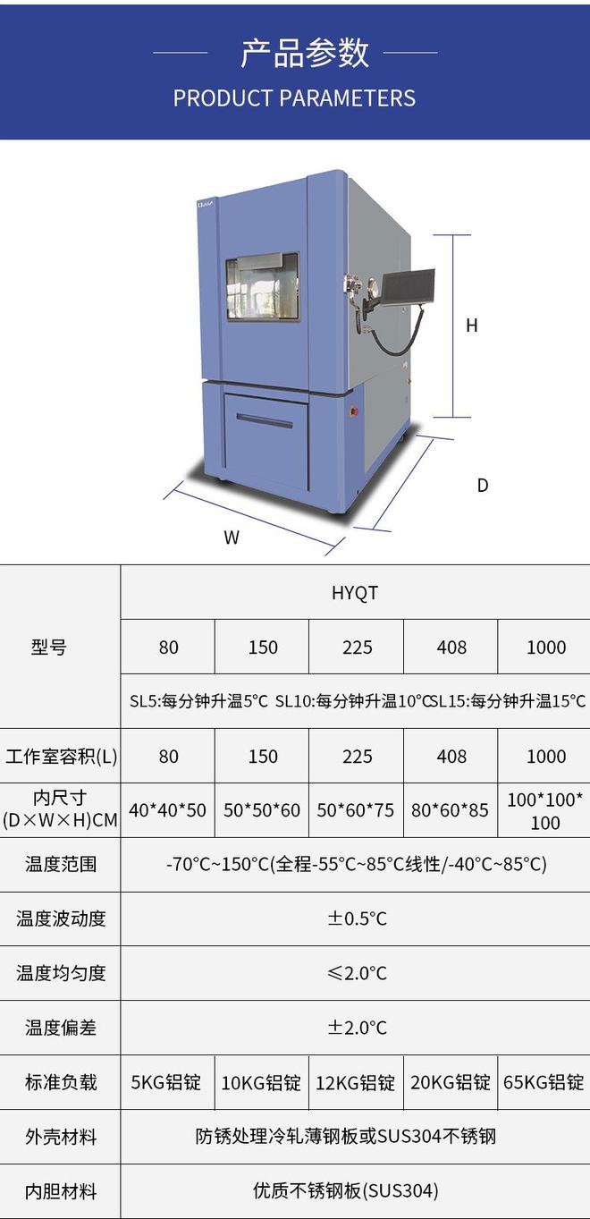 GJB-1032-2020標準快速溫度變化試驗箱(圖1)